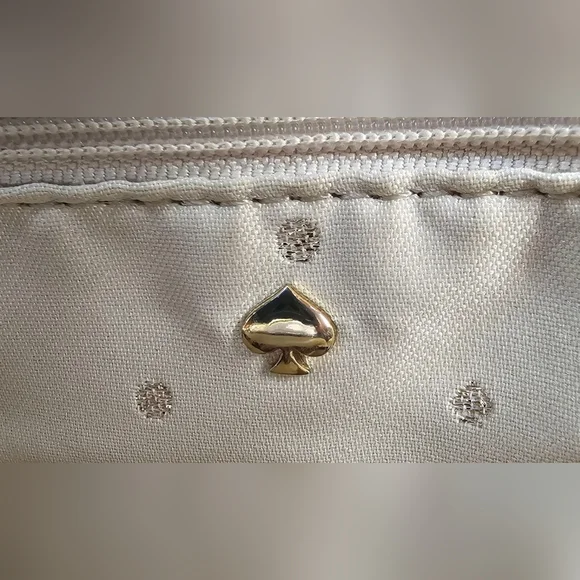 Kate Spade New York Snakeskin Print Shoulder Bag Chain Strap Neutral Python Look - Picture 4 of 16